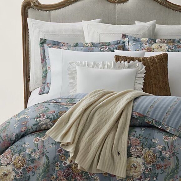 Ralph Lauren Blue Label Other - New Ralph Lauren ADALIA Large Floral FULL/QUEEN Size Duvet Cover 100% Cotton